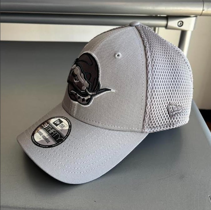 New Era 39Thirty Grey on Grey Cap – Vipers Pro Shop