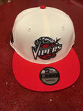 New Era 9Fifty Cream White & Red Cap