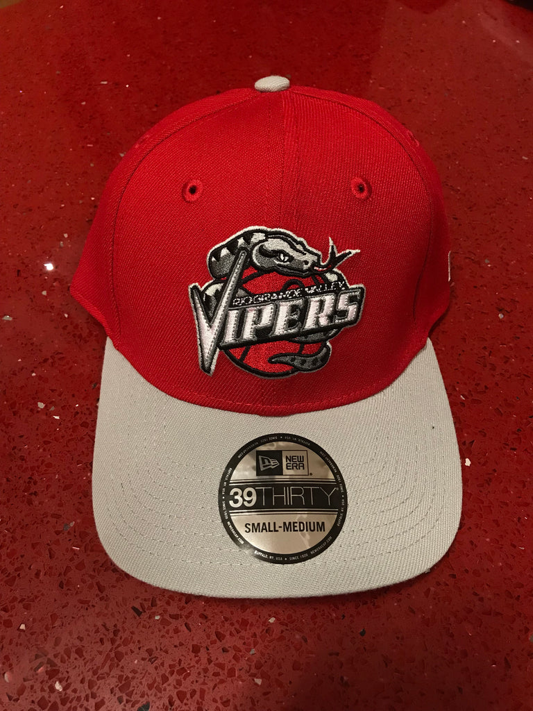 New Era 39Thirty Red & Gray Cap – Vipers Pro Shop